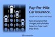 Pay-Per-Mile Auto Insurance