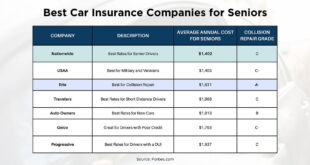 Top 10 Auto Insurance Companies